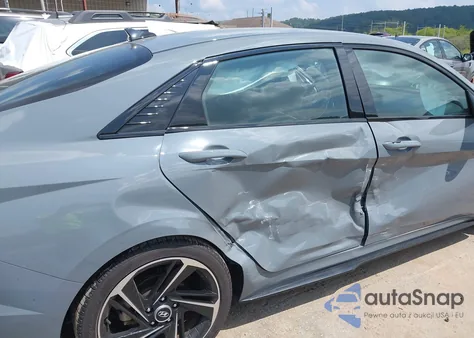 2021 Hyundai Elantra N Line z USA, uszkodzony, nr VIN KMHLR4AF6MU105049